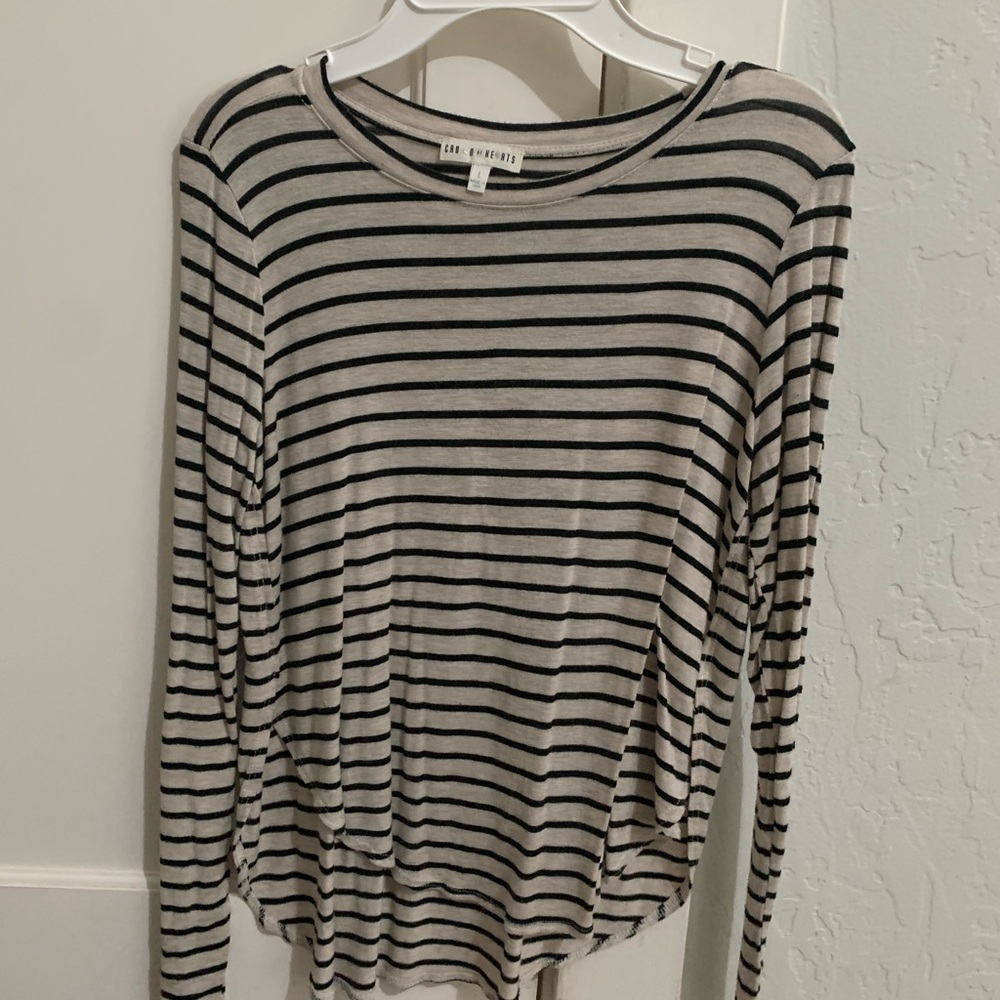 Striped long- sleeve